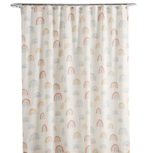 Cost Plus World Market Muted Rainbow Shower Curtain
